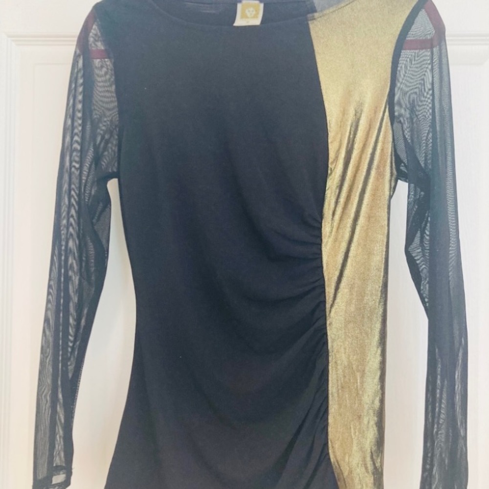 Anne Klein two tone top